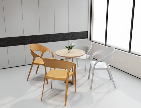 Modern leisure table and chair negotiation table and chair