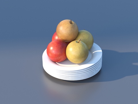 fruit fruit plate food apple