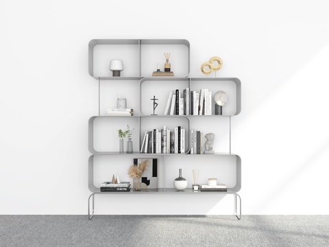 Modern Bookshelf Storage Rack