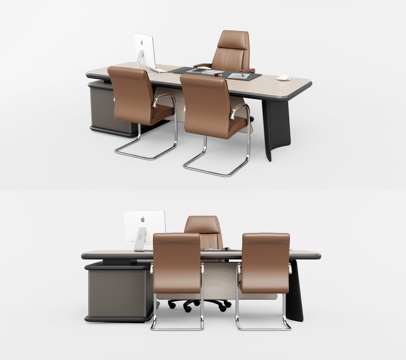 Modern manager office desk and chair class desk and chair