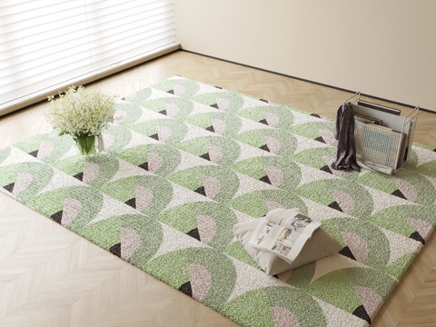 Modern Carpet Square Blanket