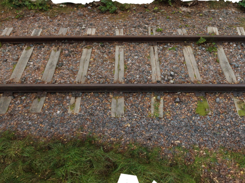 Gravel train track