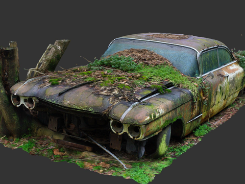 Abandoned car