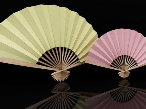 Neo-Chinese Style Palace Fan Folding Fan Group Fan