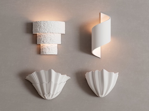 Silent wall lamp gypsum wall lamp