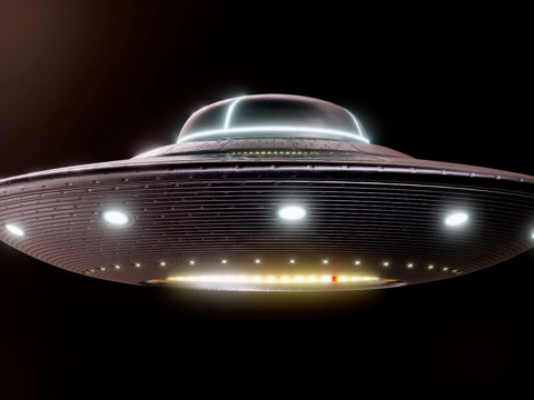 Alien flying saucer