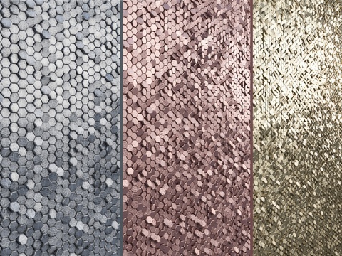 Metal Mosaic Wall Decoration