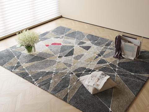 Modern Carpet Square Blanket