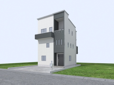 modern villa exterior residential building