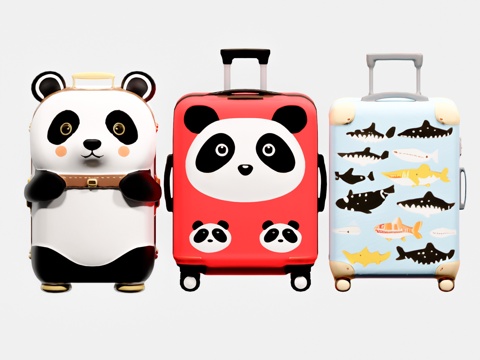 Children's luggage suitcase trolley case