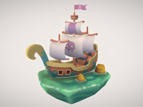 Toy Pirate Ship