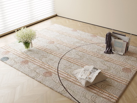 Modern Carpet Square Blanket