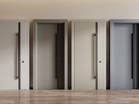 Modern single-door swing door