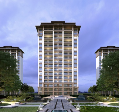 New Chinese residential building high-rise