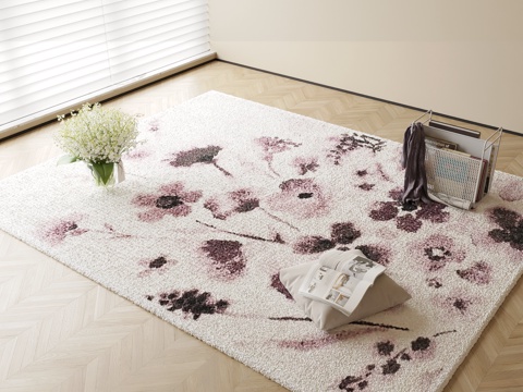 Floriculture Carpet Square Blanket