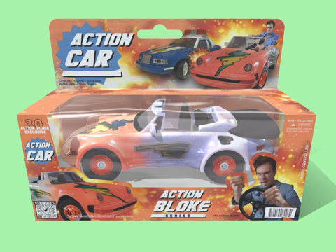 Boxed toy car