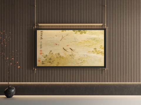 Neo-Chinese Style Retro Hanging Painting Decorative Painting