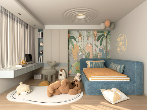 Modern kids Bedroom Kids Room Toy Room