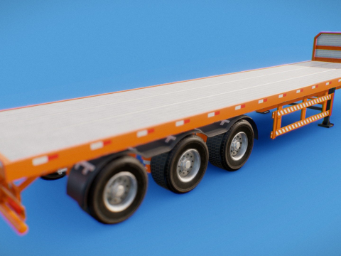 Semi-trailer platform