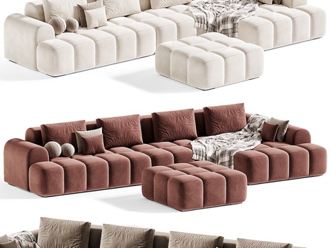 Modern Multiplayer Corner Sofa