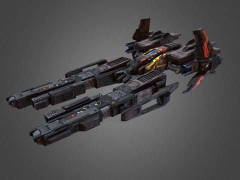 Sci-fi gunboat