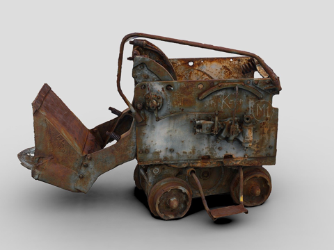 Rusty bulldozer