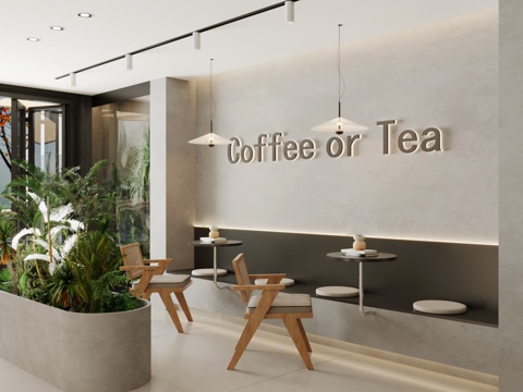 Modern Milk Tea Shop Milk Tea Shop Card Block Area