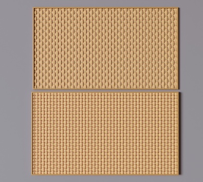 Neo-Chinese Style Rattan Panel Bamboo