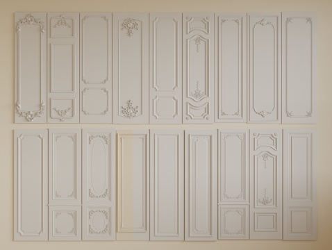 French Panel Wall Trim Panel