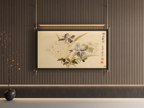 New Chinese Decorative Painting Flower Hanging Painting