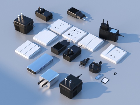 Charging head switch socket hardware