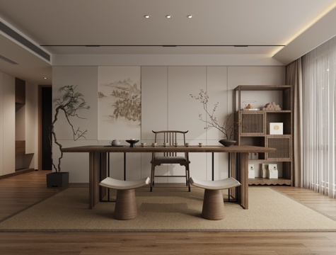 New Chinese Zen Tea Room