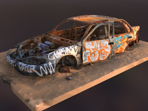 The Graffiti Car Destroyed