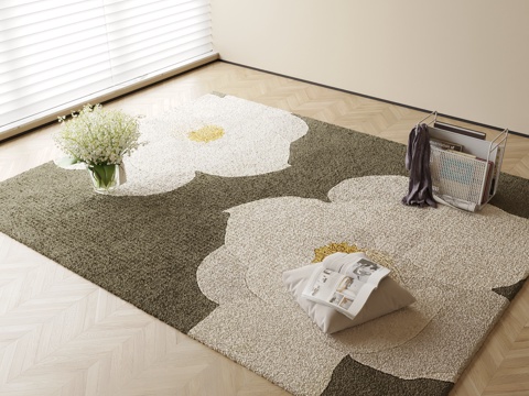 Modern Flower Carpet