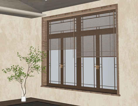 Neo-Chinese Style lattice window