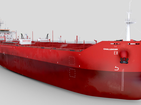 Red Oil Products Tanker