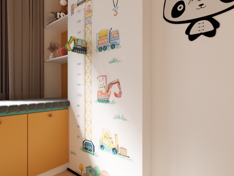 Cartoon Children's High Stickers Cartoon Wall Stickers