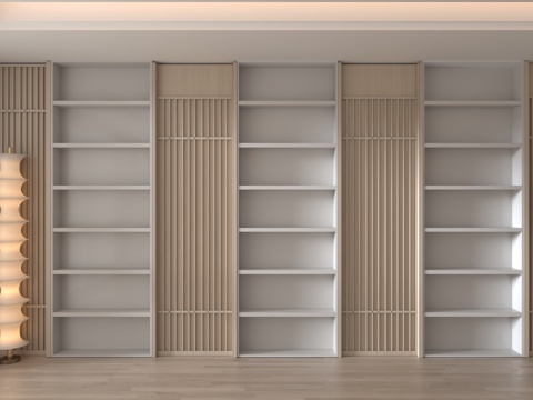 Modern Whole Wall Cabinet Bookcase Storage Cabinet