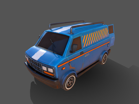 Blue van