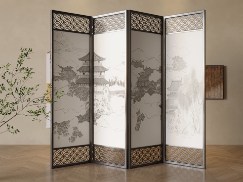 New Chinese Folding Screen