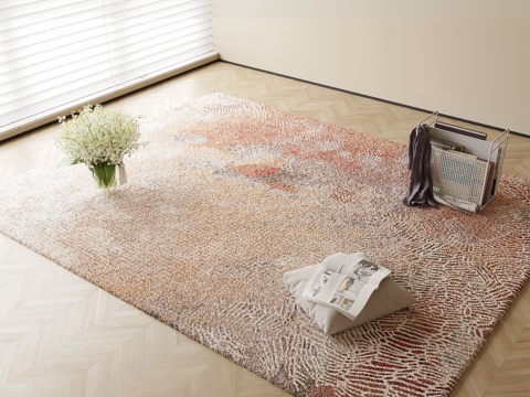 Abstract carpet square carpet