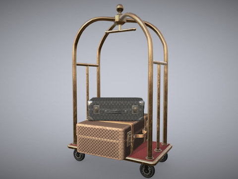 Hotel Luggage Cart