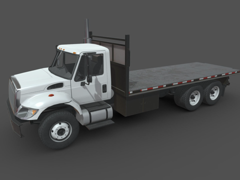 International flatbed truck