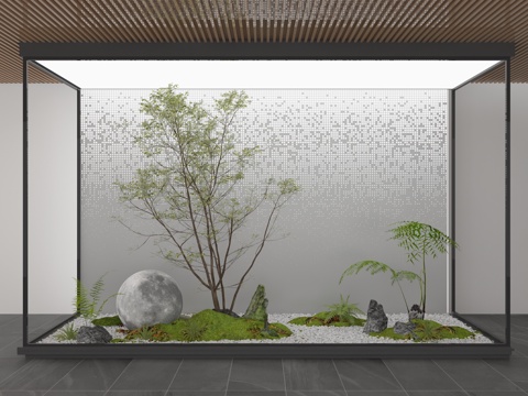 Indoor green landscape