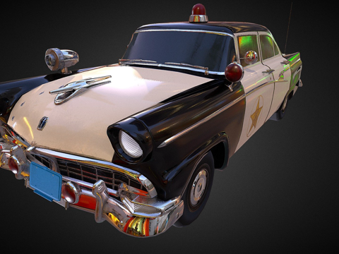 Classic Police Car