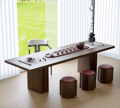 modern tea table and chair