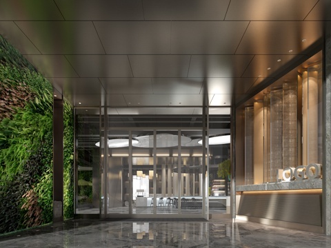 Modern Hotel Lobby