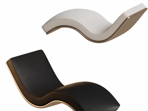 Modern shaped recliner