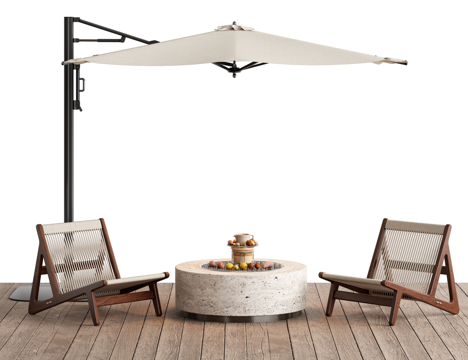 Quiet Outdoor Chair Rattan Chair Sunshade