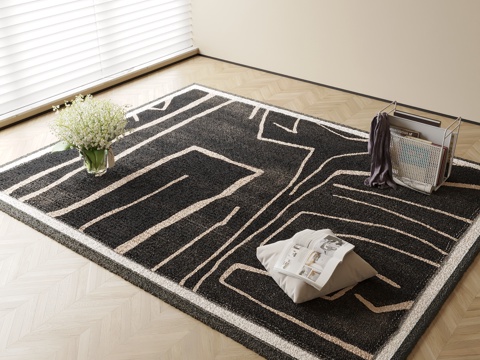 Modern Carpet Square Blanket